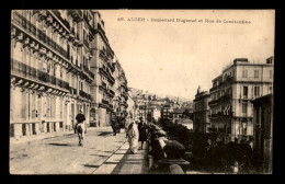 ALGERIE - ALGER - BOULEVARD BUGEAUD ET RUE DE CONSTANTINE - Algiers