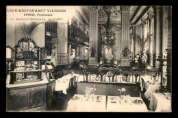 ARCHITECTURE - ART NOUVEAU - PARIS 2EME - CAFE-RESTAURANT VIENNOIS, 20 BLD MONTMARTRE - SPIESS PROPRIETAIRE - Other & Unclassified