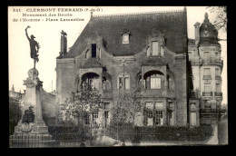 ARCHITECTURE - ART-NOUVEAU - CLERMONT FERRAND - VILLA ET MONUMENT AUX MORTS  PLACE LAMARTINE - Other & Unclassified