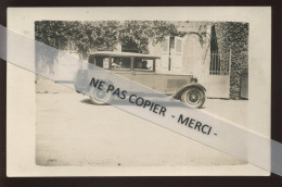 AUTOMOBILES - ANCIENNE - VIERZON (CHER) 1929 - CARTE PHOTO ORIGINALE - Passenger Cars