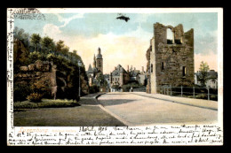 LUXEMBOURG - LUXEMBOURG-VILLE - SCHLOSS RUINE - CARTE COLORISEE - Luxemburg - Stad