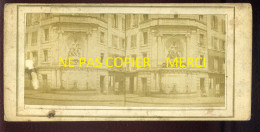 PHOTO STEREO - PARIS - FONTAINE CUVIER - FORMAT 17 X 8.5 CM  - Stereoscopic