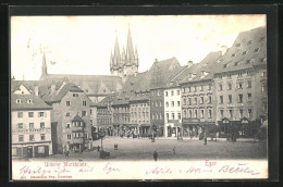 AK Eger, Unterer Marktplatz  - Tchéquie