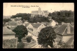 02 - OUCHY-LE-CHATEAU - RUE DU PONT ET DE LA GARE - Autres & Non Classés