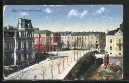 AK Eger, Kaiser Wilhelmplatz  - Tchéquie