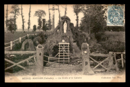 14 - MESNIL-MAUGER - LA GROTTE ET LE CALVAIRE - Sonstige & Ohne Zuordnung