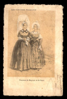 14 - CAEN ET BAYEUX - GRAVURE - FEMMES EN COSTUMES - Caen