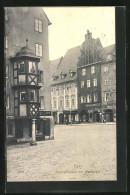 AK Eger, Patrizierhäuser Am Marktplatz Mit Germania Drogerie  - Repubblica Ceca