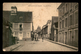 27 - BEAUMONT-LE-ROGER - RUE ST-NICOLAS - Beaumont-le-Roger