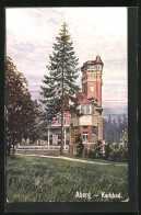 AK Karlsbad, Gasthaus Mit Aussichtsturm Auf Dem Aberg  - Repubblica Ceca