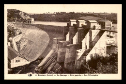 36 - LE BARRAGE D'EGUZON - LES DEVERSOIRS - Other & Unclassified