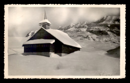 38 - L'ALPE D'HUEZ - NOTRE-DAME DES NEIGES ET LA CHAINE DES GRANDES ROUSSES - Other & Unclassified