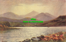 R623850 Hannaford. Painting. Pond Or Lake. Mountains. La Carte Olio. G. A. Serie - Monde