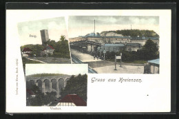 AK Kreiensen, Bahnhof, Viaduct, Burg  - Other & Unclassified