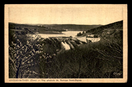 81 - ANGLES - VUE GENERALE DU BARRAGE ST-PEYRES - Angles