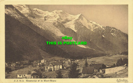 R623908 J. J. 95 A. Chamonix Et Le Mont Blanc. Jullien Freres - Monde