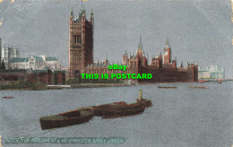 R623919 Houses Of Parliament And Westminster Abbey. London. 1911 - Other & Unclassified