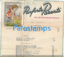 228277 ITALY SIENA PANFORTE PARENTI DITTA GIOVANNI PARENTI MENU NO POSTAL POSTCARD - Menu