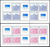Booklets 352-3 Czech Republic Traditional Embroidery 2003 Lace - Unused Stamps