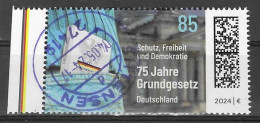 BRD 2024   Mi.Nr. 3830 , 75 Jahre Grundgesetz- Nassklebend - Gestempelt / Fine Used / (o) - Gebraucht