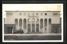 AK Neuwied, Blick Auf Das Gasthaus Deichkrone  - Neuwied