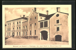 AK Wasserburg A. Inn, Gasthof Und Brauerei Z. Fletzinger  - Wasserburg (Inn)