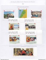 2003 SMOM - Annata Completa , Francobolli Nuovi , 36 Valori + 3 Foglietti - MNH** - Sovrano Militare Ordine Di Malta