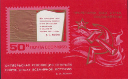 USSR 1969 - 52nd Anniv. Of The October Revolution - SG-MS3743- MNH - Ongebruikt