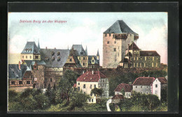 Relief-AK Solingen, Schloss Burg An Der Wupper  - Autres & Non Classés