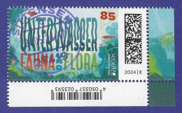 BRD 2024   Mi.Nr. 3828 , EUROPA CEPT Unterwasser Fauna + Flora - Nassklebend - Gestempelt / Fine Used / (o) - 2024