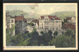 AK Waltershausen I. Thür., Bahnhofstrasse Mit Blick Nach Dem Inselberg  - Waltershausen