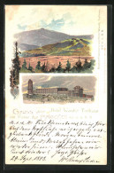 Lithographie Torfhaus /Harz, Hotel Wendt Am Fusse Des Brocken  - Sonstige & Ohne Zuordnung