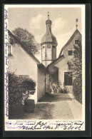 AK Schwäb. Gmünd, Strasse Auf Dem Salvator Mit Kirche  - Schwaebisch Gmünd