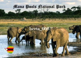 Zimbabwe Mana Pools National Park UNESCO New Postcard - Simbabwe