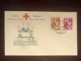 TRIESTE B FDC COVER 1953 YEAR RED CROSS HEALTH MEDICINE STAMPS - Otros & Sin Clasificación