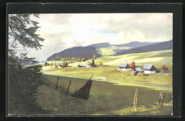 Künstler-AK Photochromie: Rehefeld, Panoramablick Vom Kreuzweg  - Other & Unclassified