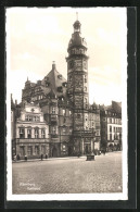 AK Altenburg, Ortspartie Mit Rathaus  - Altenburg