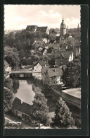 AK Backnang, Ortspartie Aus Der Vogelschau  - Backnang