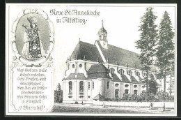 AK Altöttingen, Neue St. Annakirche  - Altoetting