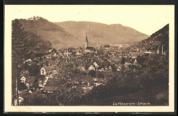 AK Urach, Ortsansicht Mit Kirche  - Bad Urach