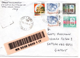 78417 - Italien - 2004 - 4000L MiF A R-RSchBf ABANO -> Japan - 2001-10: Storia Postale