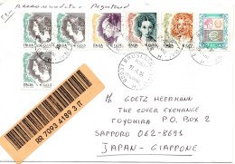 78419 - Italien - 2004 - €1,55 MiF A R-Bf BRUSCIANO -> Japan - 2001-10: Poststempel