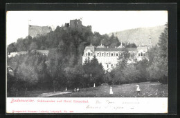 AK Badenweiler, Schlossruine Und Hotel Römerbad  - Badenweiler