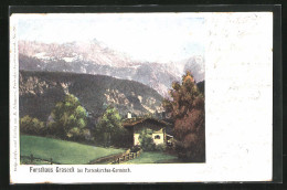 AK Garmisch-Partenkirchen, Forsthaus Graseck  - Jagd