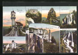 AK Teck, Ruine Rauber, Heimenstein, Neidlinger-Wasserfall  - Autres & Non Classés