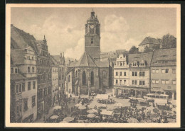 AK Meissen, Frauenkirche Und Wochenmarkt Am Hirschhaus  - Meissen