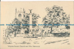 R024202 Skipton Parish Church And War Memorial. 1948 - World