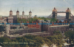 R024217 The Tower And Tower Bridge. London. Salmon. 1947 - Other & Unclassified