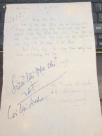 Soth Vietnam Letter-sent Mr Ngo Dinh Nhu -year-4 /10/1953 No-412- 1pcs Paper Very Rare - Historical Documents