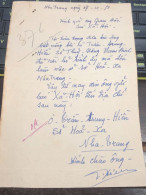 Soth Vietnam Letter-sent Mr Ngo Dinh Nhu -year-27 /10/1953 No-376- 1pcs Paper Very Rare - Historische Dokumente
